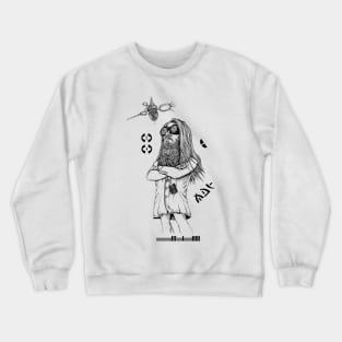 Dr. Zoltan CARET DRONES UFO Crewneck Sweatshirt